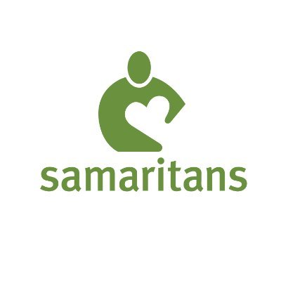 Samaritans logo and illustration on a white background