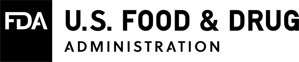 U.S food and drug Administration on a white background