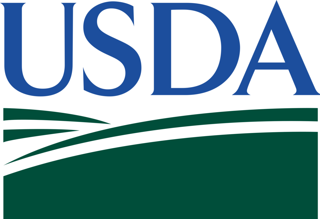 USDA logo and illustration on a white background