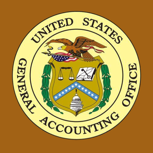 The united states general accounting office logo.