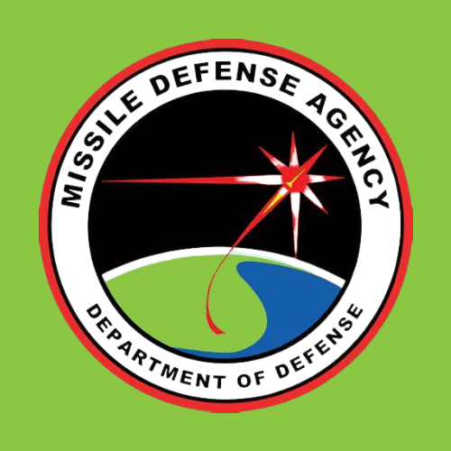 The logo for the missile defense agency.