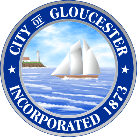 The city of gloucester logo.