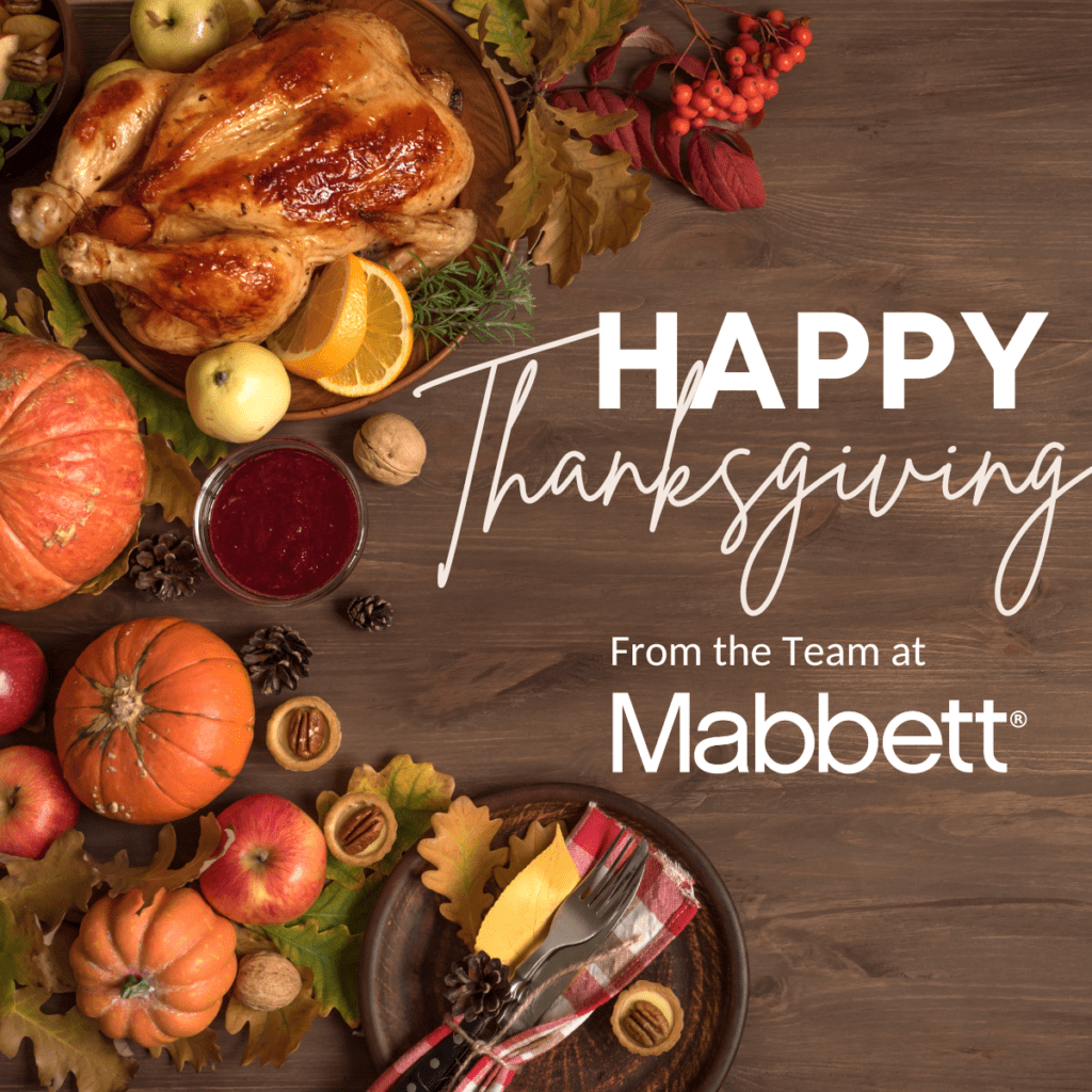 Happy thanksgiving from the team at mabett.